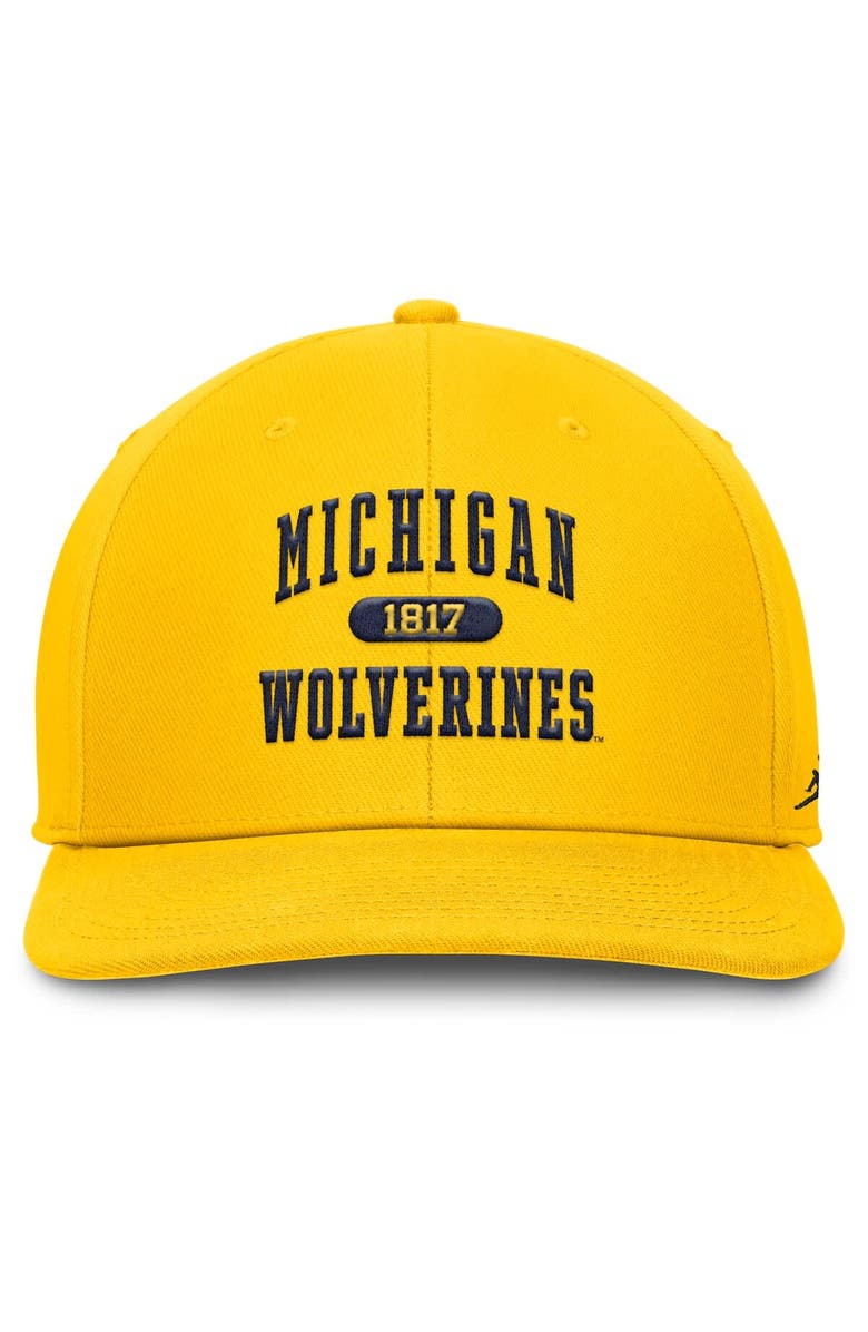 Jordan Brand Men's Jordan Brand Maize Michigan Wolverines Athletics Pro Adjustable Hat, Alternate, color, Maize