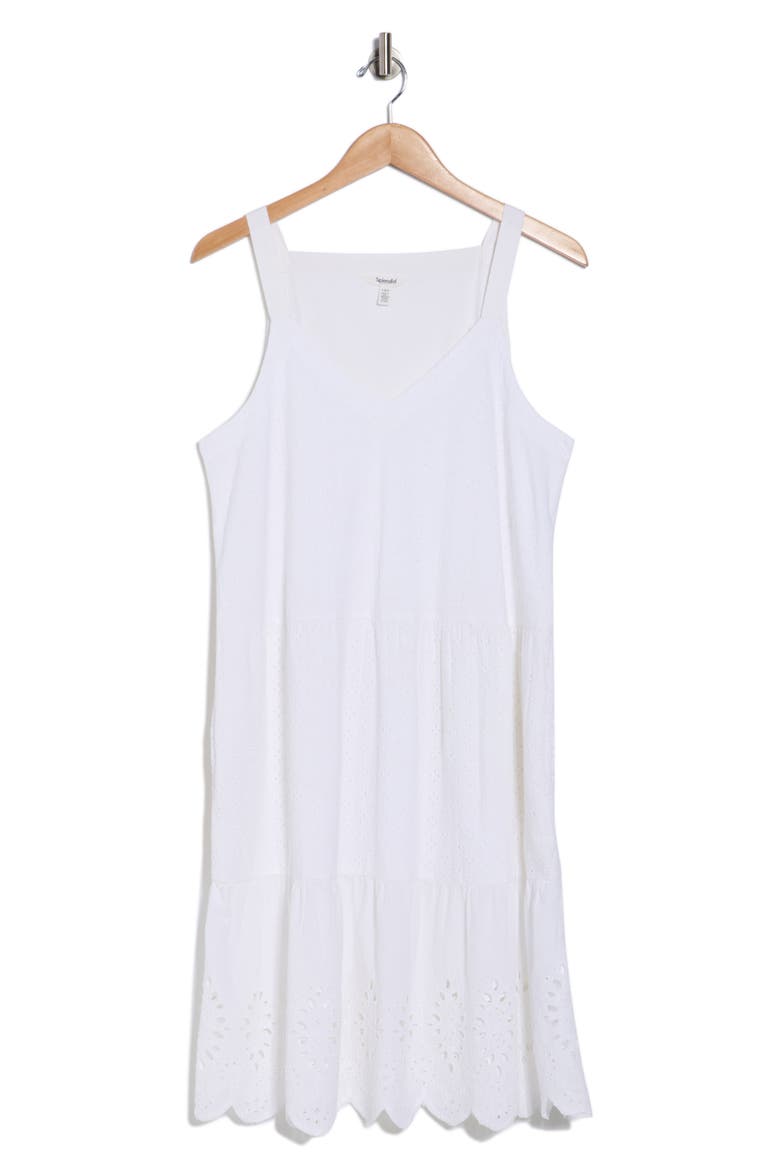 Napa Cotton Eyelet Sundress, Alternate, color, WHITE