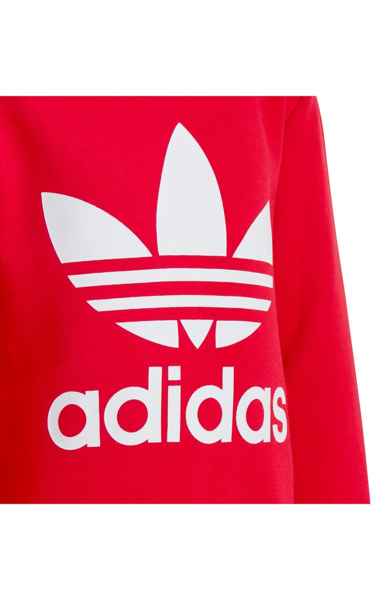 adidas Kids' Adicolor Crewneck Sweatshirt & Joggers Set, Alternate, color, 