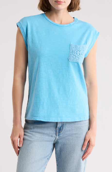 Design History Crochet Pocket Muscle Tank