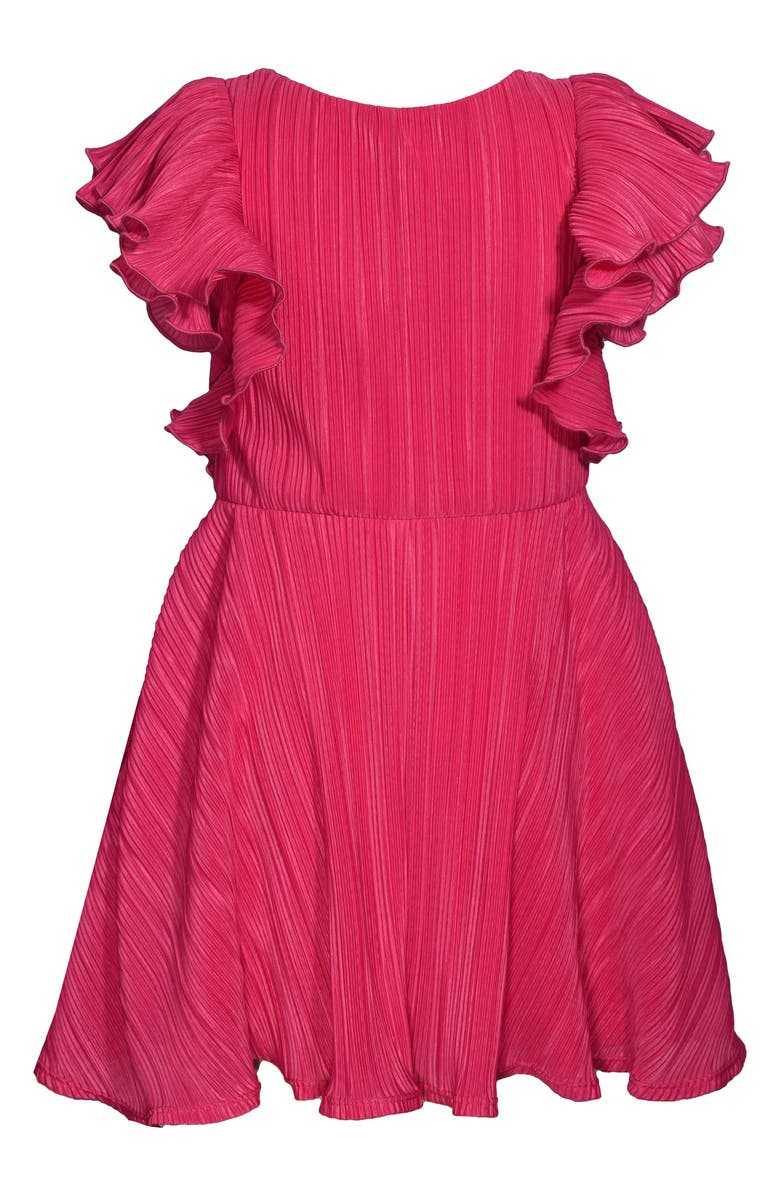Iris & Ivy Kids' Ruffle Plissé Dress, Alternate, color,