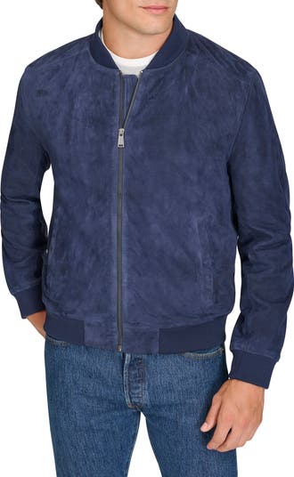 Suede Bomber Jacket