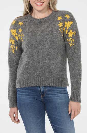 Floral Embroidered Sweater