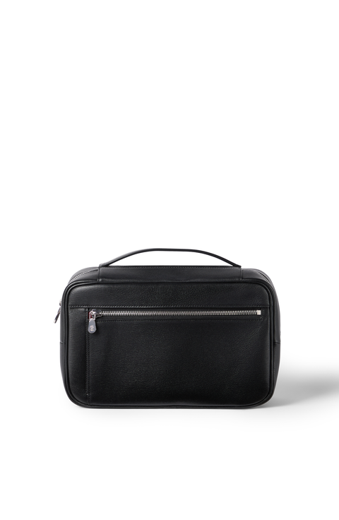 Grain leather beauty case