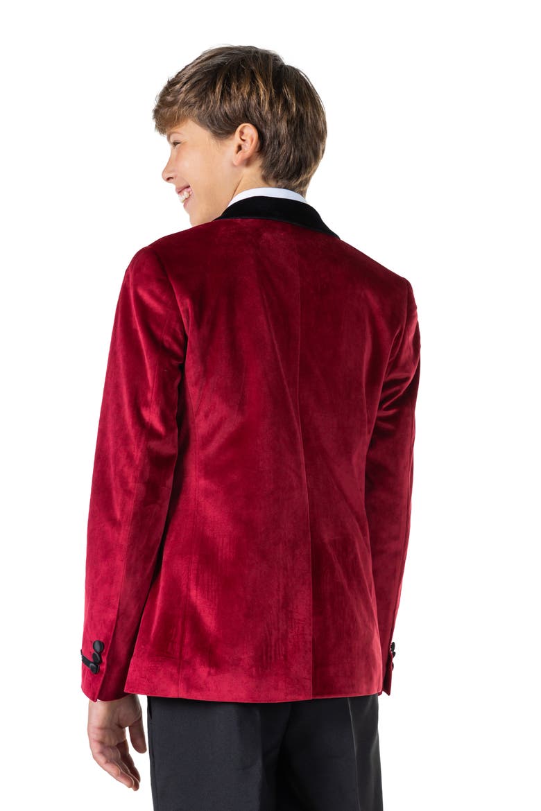 Kids' Dinner Jacket, Alternate, color, RED