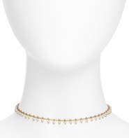 VIDAKUSH Faux Pearl Cluster Choker