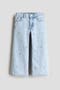 selected Light Denim Blue/Flowers