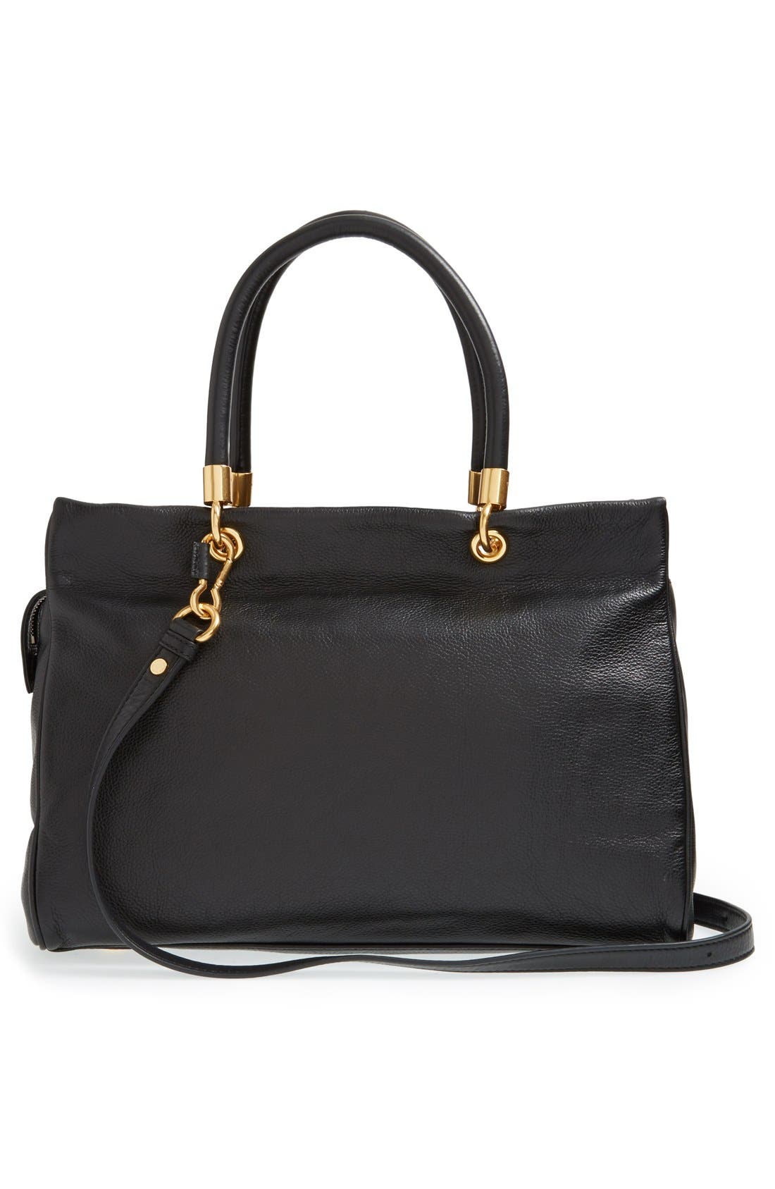 MARC BY MARC JACOBS 'Too Hot to Handle' Tote, Alternate, color, BLACK