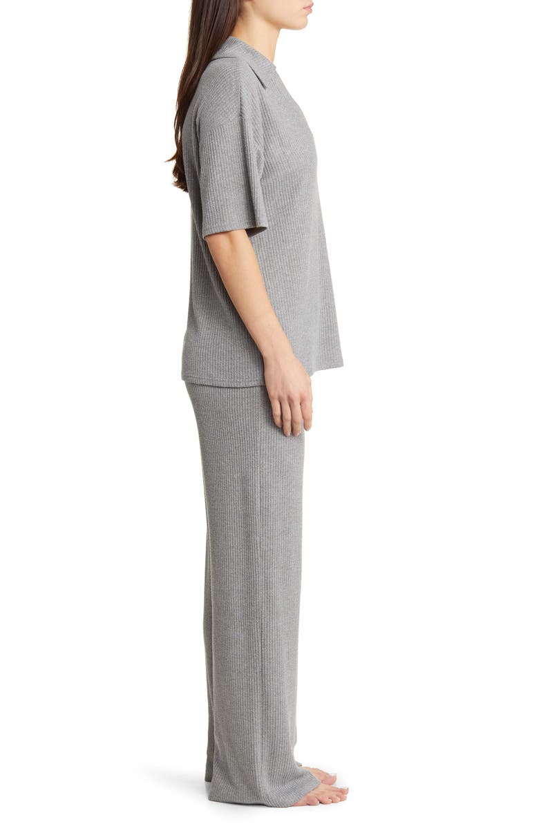 Open Edit Rib Pajamas, Alternate, color,