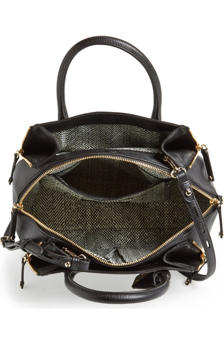 Rebecca Minkoff 'Mini Perry' Embossed Satchel, Alternate, color,