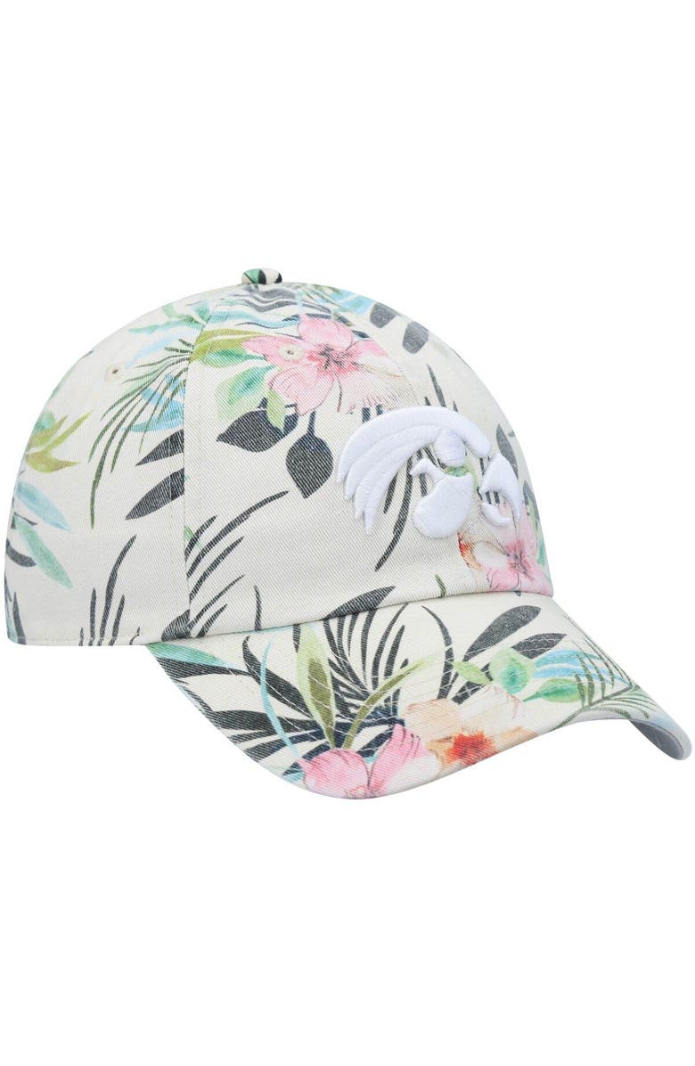'47 Women's '47 White Iowa Hawkeyes Bloom Clean Up Adjustable Hat, Alternate, color,
