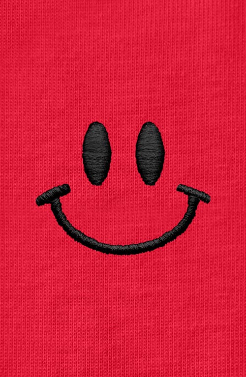 Dalix Smile Face Tee In Red