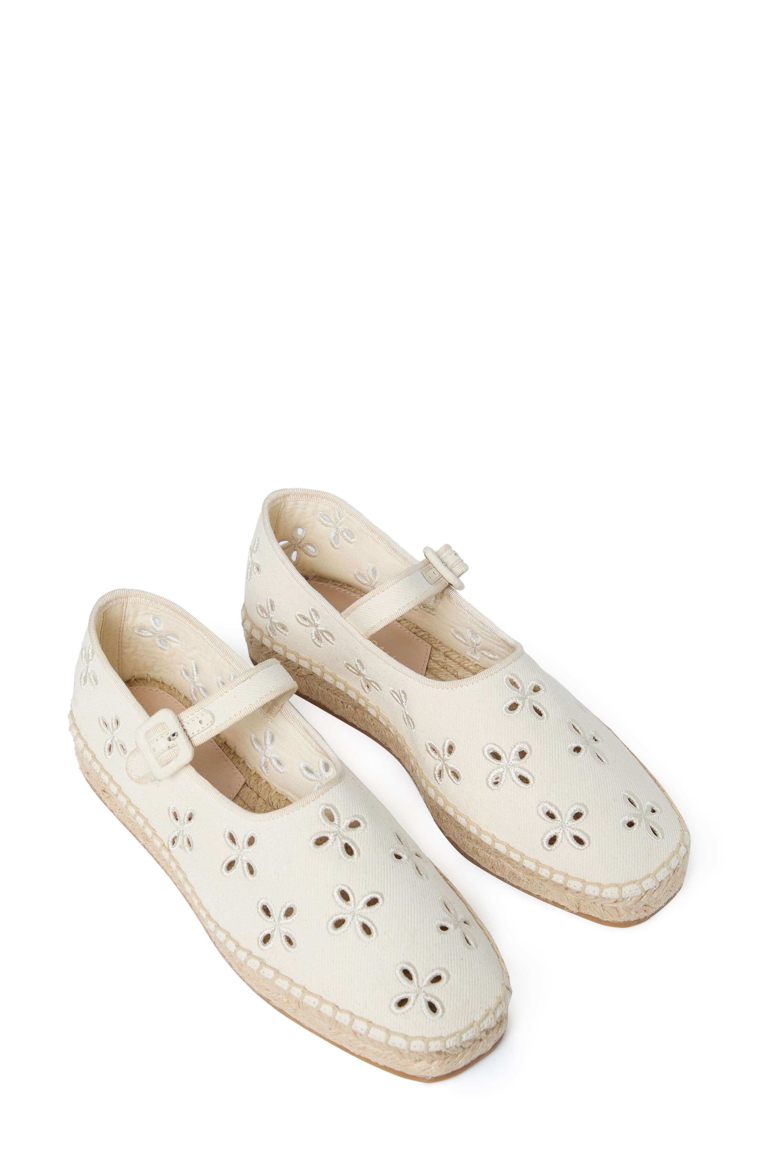 Loeffler Randall Clover Espadrille Mary Jane Flat, Alternate, color, 