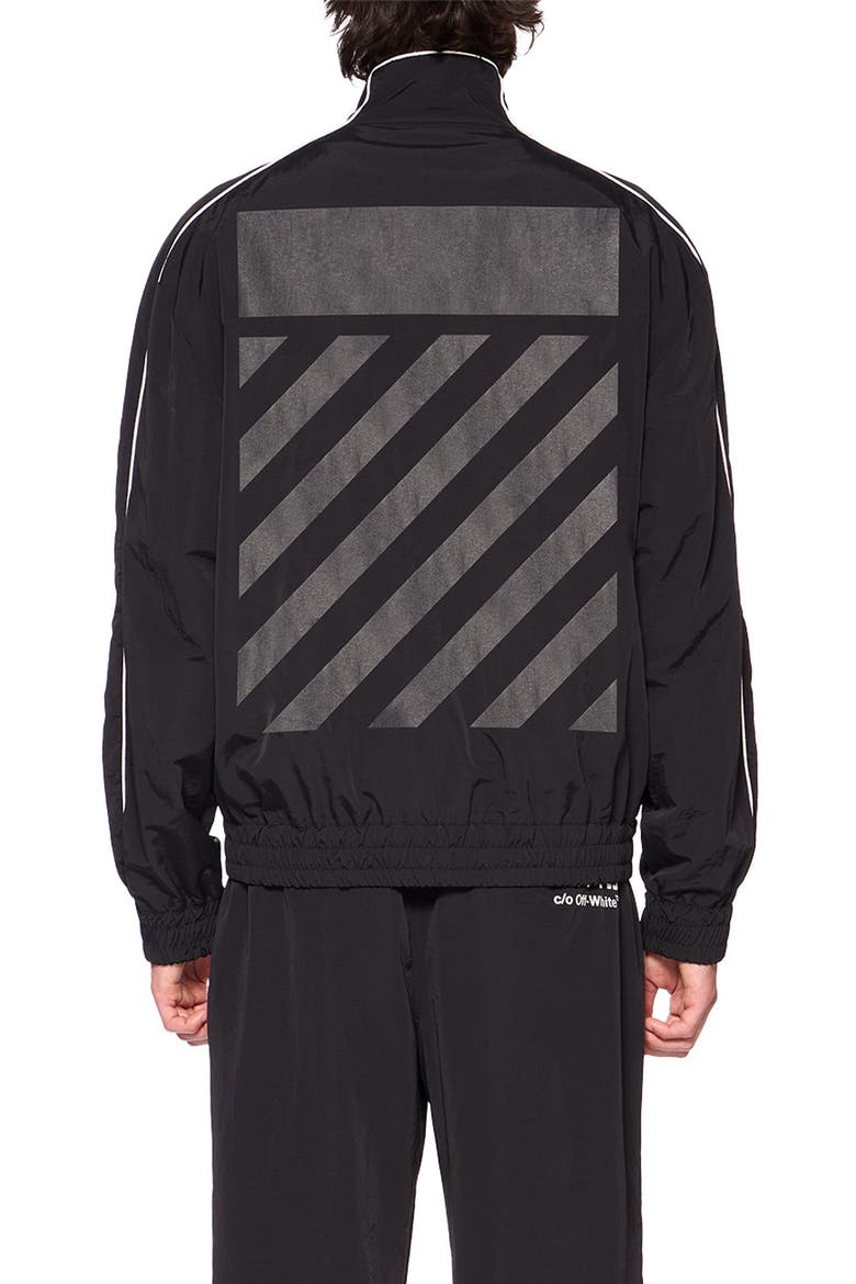 Diag Track Jacket, Alternate, color, BLACK