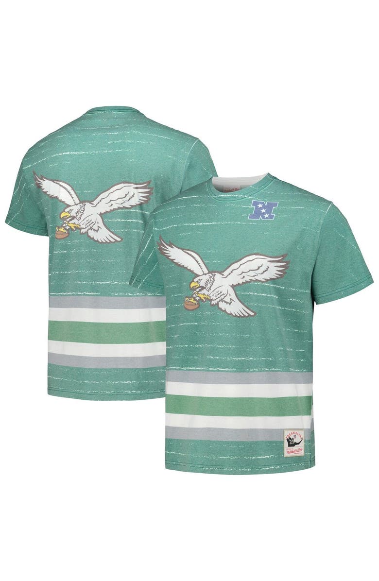 Mitchell & Ness Men's Mitchell & Ness Kelly Green Philadelphia Eagles Jumbotron 3.0 T-Shirt, Main, color, Kelly Green