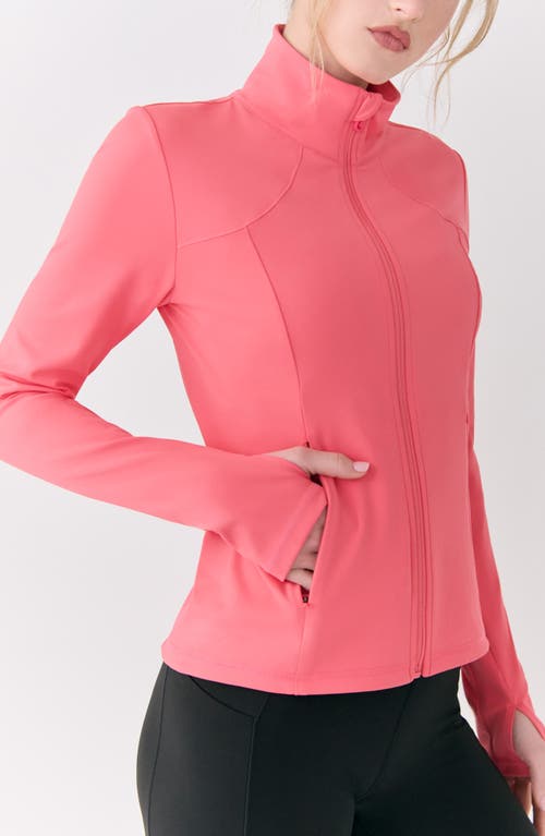 Lole Step Up Jacket In Sunset Coral