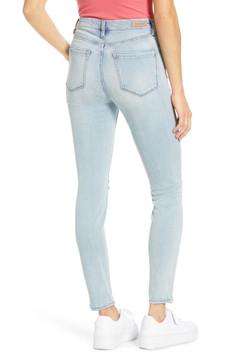 The Great Jones High Waist Ripped Jeans, Alternate, color, DAYBREAK
