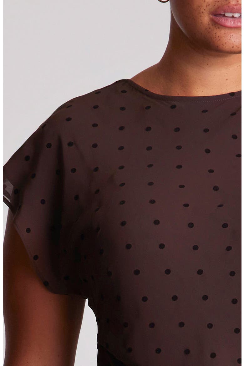 Sable Polka Dot Top, Alternate, color, COCO POLKA