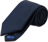 MANGO Solid Wool Blend Tie