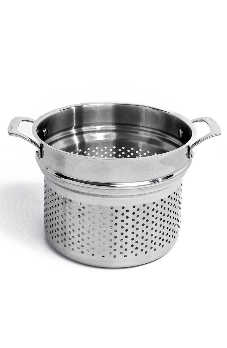 BergHOFF Professional Tri-Ply Stainless Steel Pasta Strainer, Main, color, Silver
