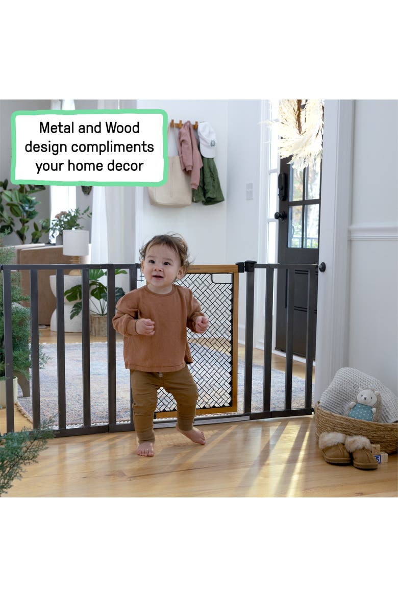 Thruway 60XW Series Extra Wide Safety Pet and Baby Gate, Alternate, color, SLATE
