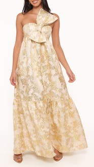 Petal & Pup Betina Bow Front Maxi Dress