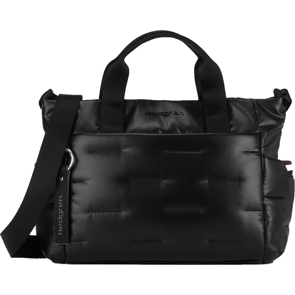 Hedgren Softy Water Repellent Satchel In Black