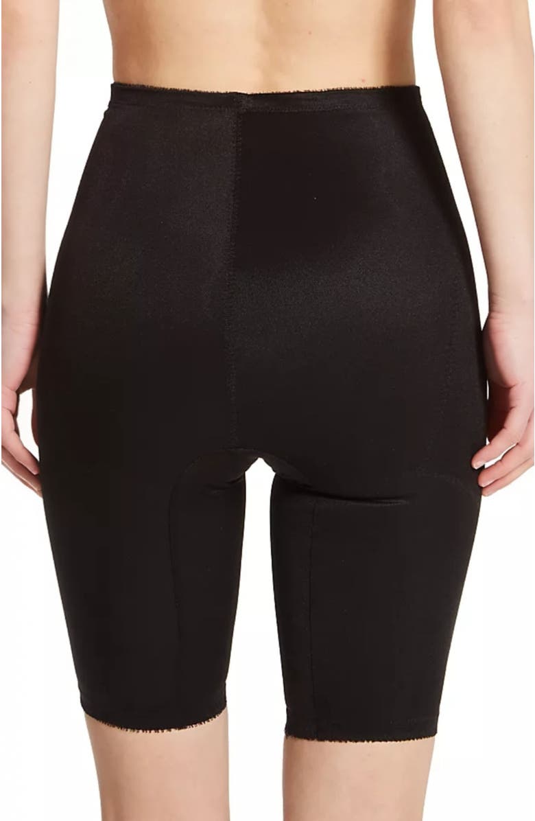 Rago Waistline Thigh Slimmer Tummy Control, Alternate, color, Black