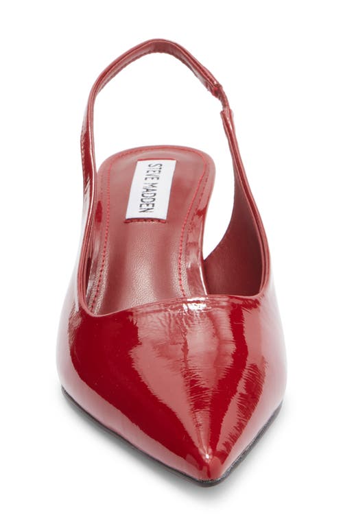 Steve Madden Alynna Slingback Pump In Red