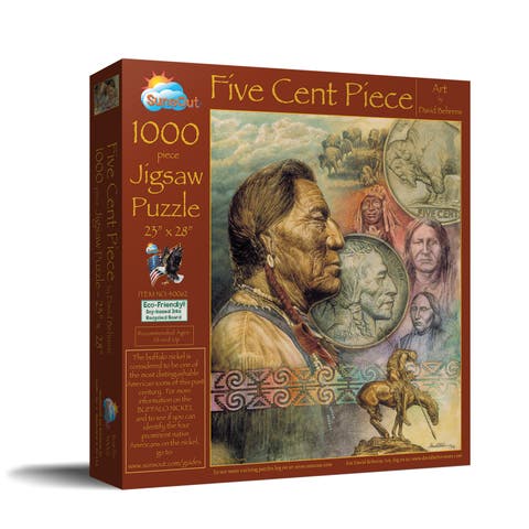 Five Cent Piece 1000 piece Jigsaw Puzzle for Adults