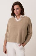 Celtic & Co. Ribbed V-Neck Jumper
