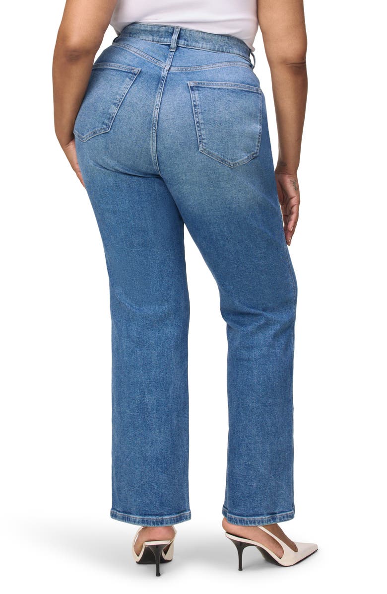 WARP+WEFT SAT 
90s High Waist Relaxed Straight Leg Jeans, Alternate, color, High Road