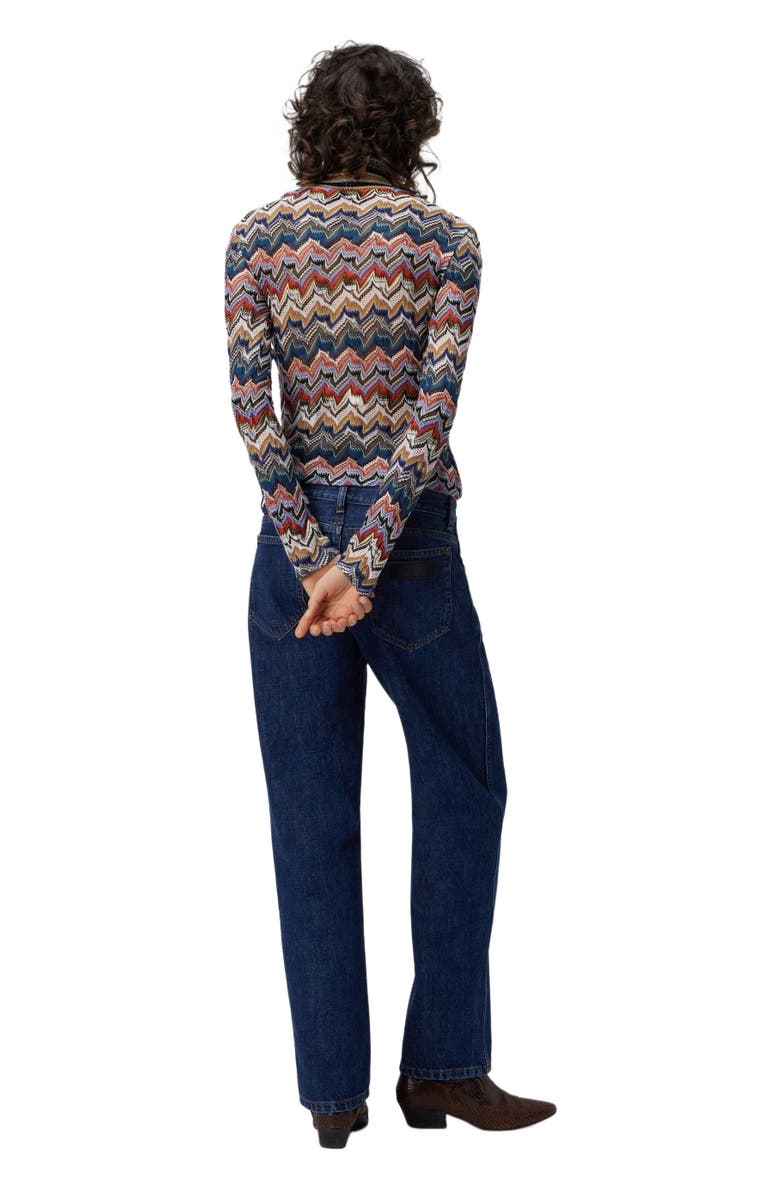 Missoni Slim Fit High-neck Sweater In Embroidered Lace, Alternate, color, Multicoloured