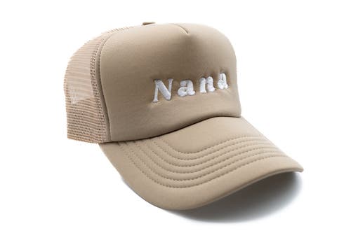Rey To Z Nana Foam Trucker Hat In Brown