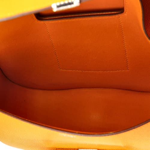 Pre-owned Hermes  Hermes Della Cavalleria Shoulder Bag Epsom Mini In Orange