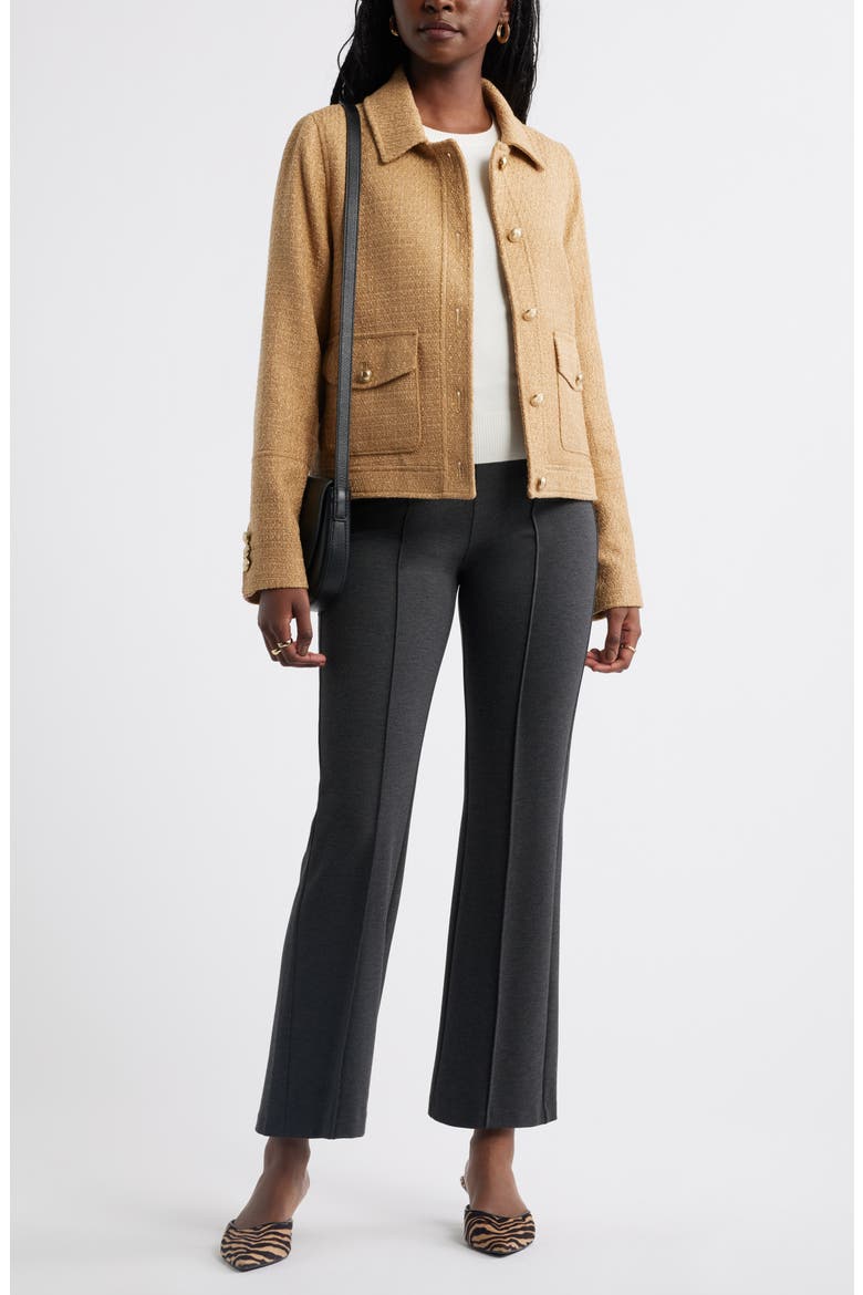 Tweed Jacket, Alternate, color, TAN TANNIN