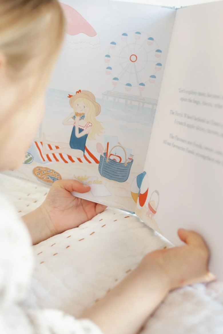 Charlie's Mindful Adventures by the Sea, Alternate, color, White with Print