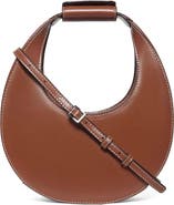 STAUD Mini Moon Leather Bag