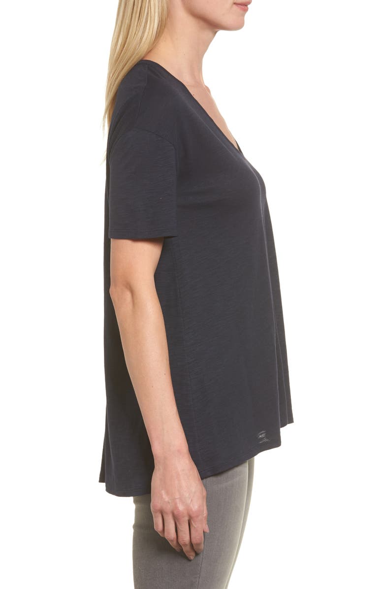 Nordstrom Signature Slub Knit Trapeze Tee, Alternate, color, 