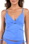 La Blanca Twist Front Tankini Top
