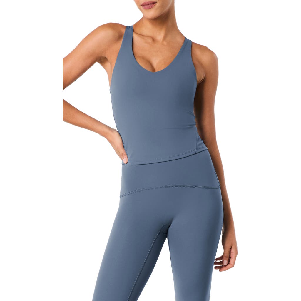 Spanx ® Get Moving V-neck Active Tank In Blue
