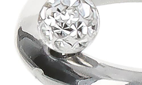 Justine Clenquet Azel Crystal Ring In Silver