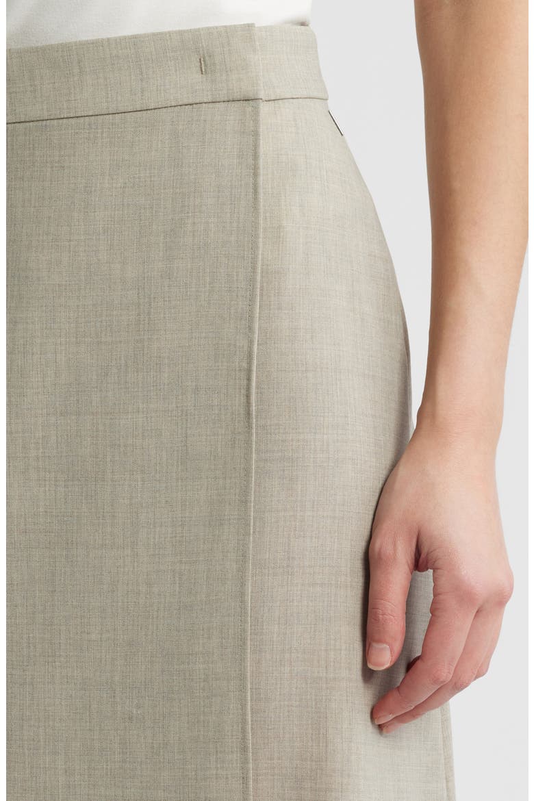 Vuleran Virgin Wool Skirt, Alternate, color, PUMICE