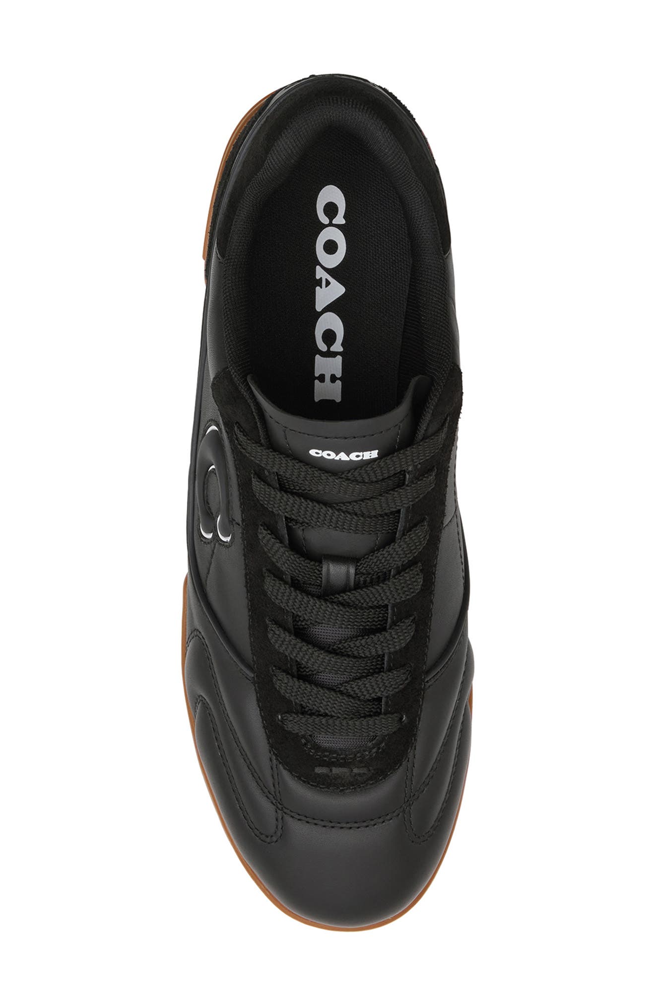 COACH Match Sneaker, Alternate, color, Black