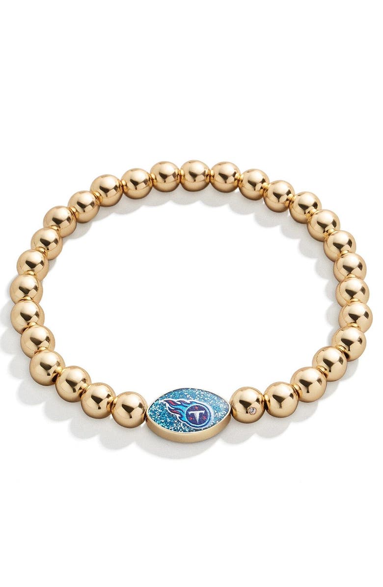 BaubleBar Women's Gold Tennessee Titans Pisa Bracelet, Main, color,