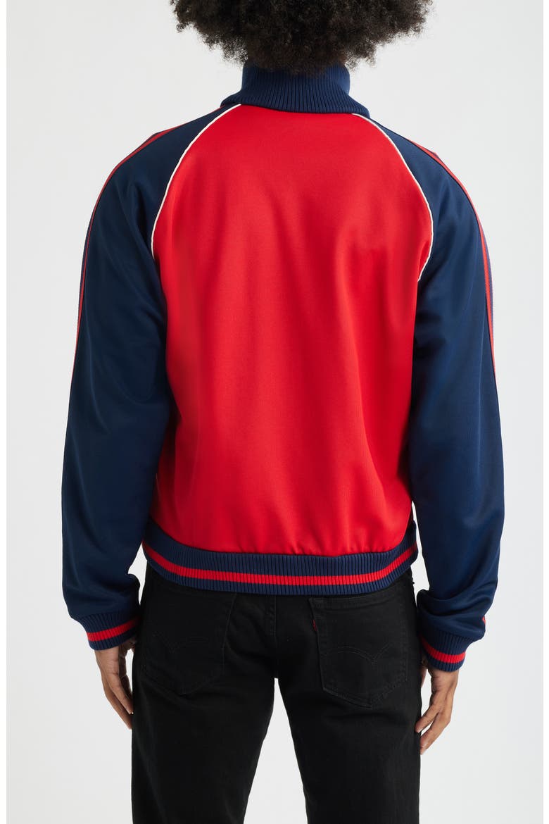 x Brain Dead Track Jacket, Alternate, color, BETTER SCARLET