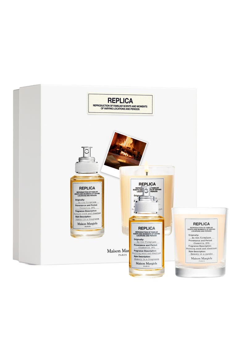 Replica By the Fireplace Candle & Fragrance Set $123 Value, Main, color, NO COLOR