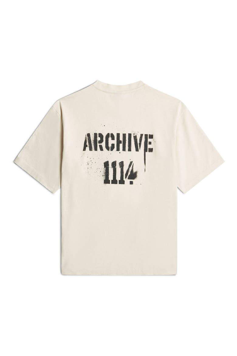 Sprayed 89 Boxy Organic Cotton Graphic T-Shirt, Alternate, color, WHITEBAIT