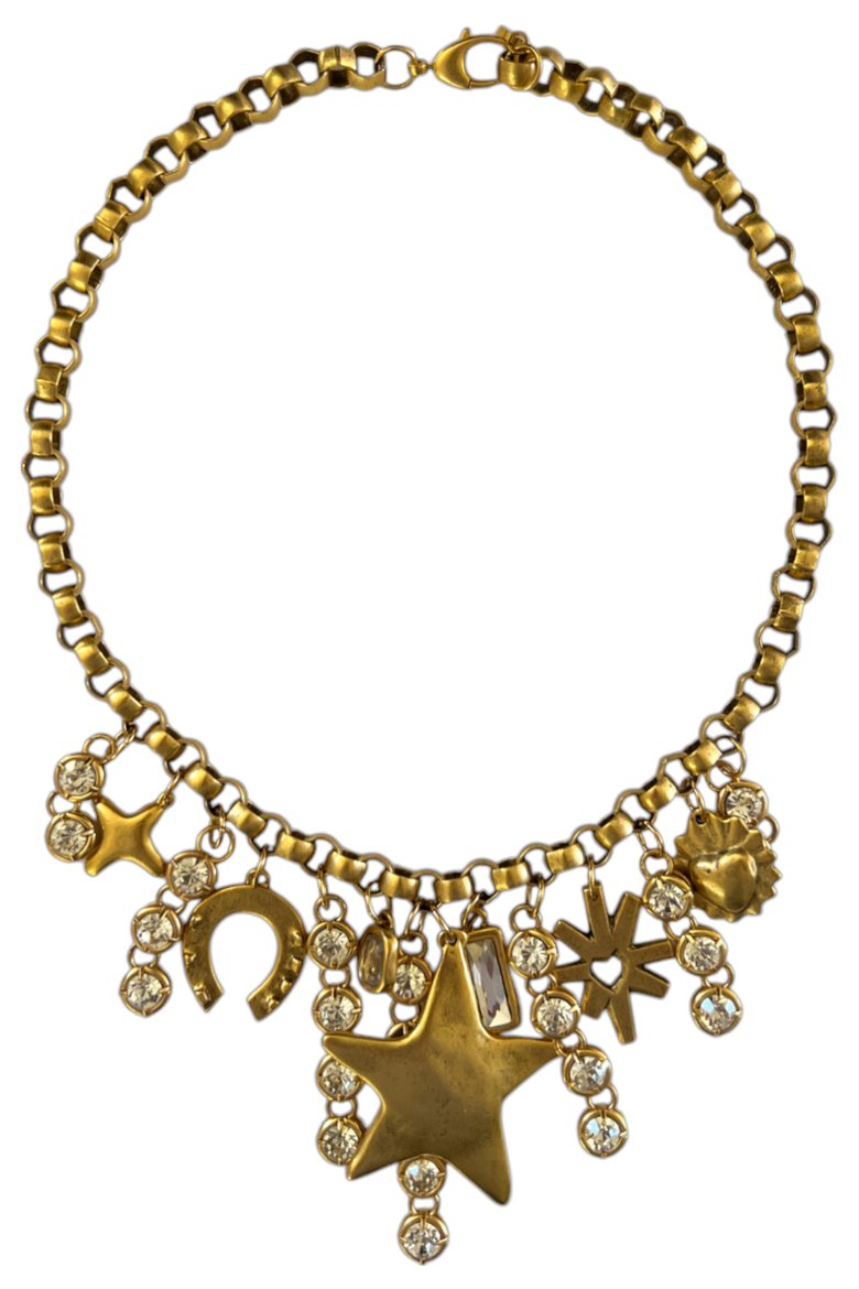 Stevie Necklace, Main, color, Gold