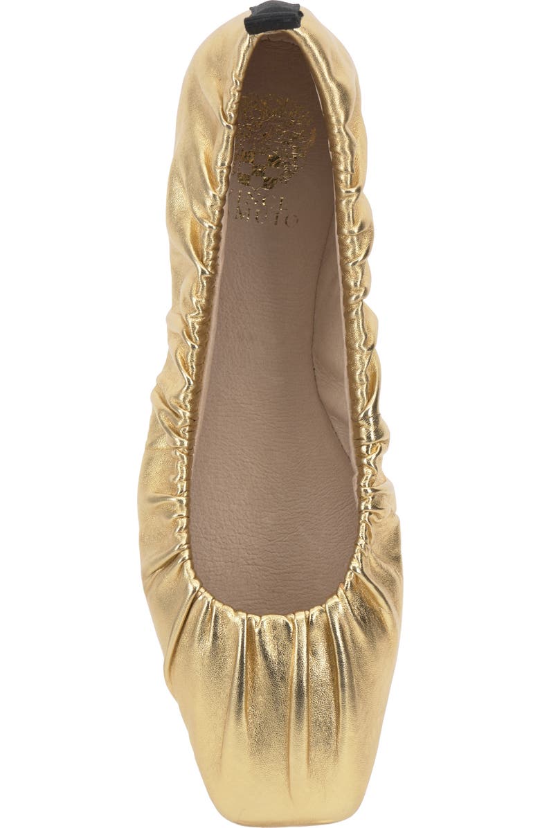 Vince Camuto Verline Ballet Flat, Alternate, color, True Gold